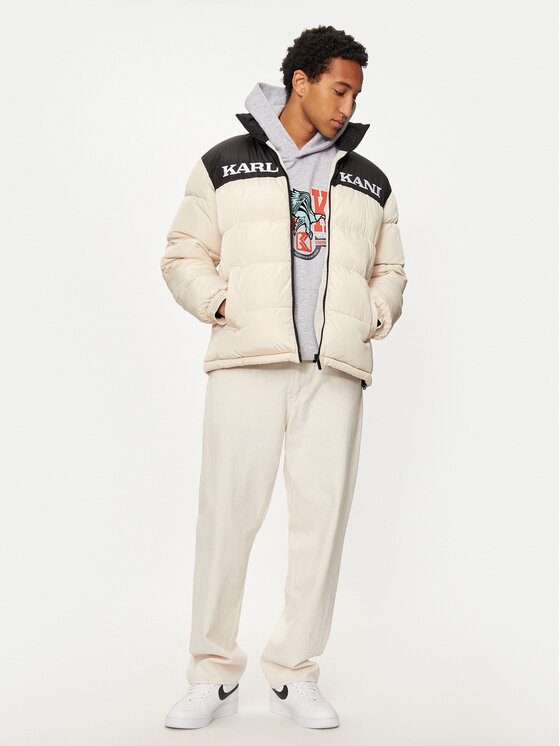 Karl Kani Karl Kani Kurtka zimowa Retro Essential 60760010 Beżowy Regular Fit