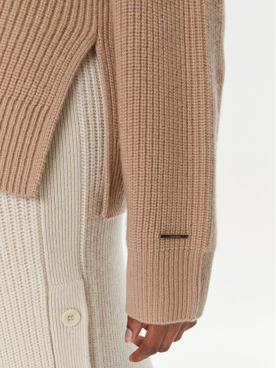 Calvin Klein Calvin Klein Golf K20K206014 Beżowy Relaxed Fit