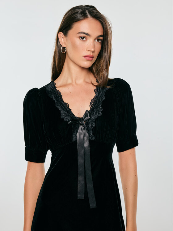 BIG STAR BIG STAR Sukienka codzienna CHRISTINA Czarny Slim Fit