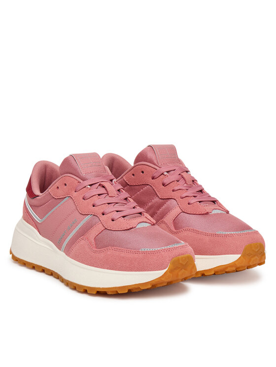 Tommy Jeans Tommy Jeans Снікерcи Tjw Cleated Runner EN0EN02788 Рожевий