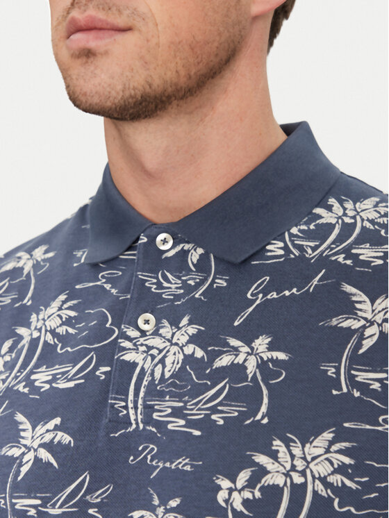 Gant Gant Polokošile 2014058 Tmavomodrá Regular Fit