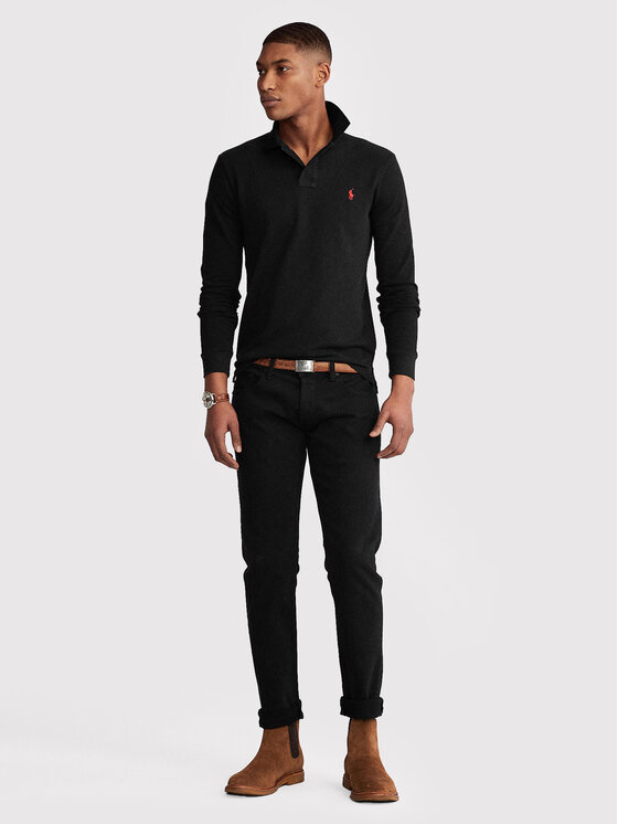Polo Ralph Lauren Polo Ralph Lauren Поло 710681126037 Чорний Slim Fit