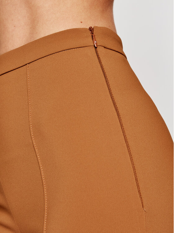Elisabetta Franchi Elisabetta Franchi Σετ Σακάκι & Υφασμάτινο Παντελόνι  TP-001-06E2-V629 Καφέ Slim Fit