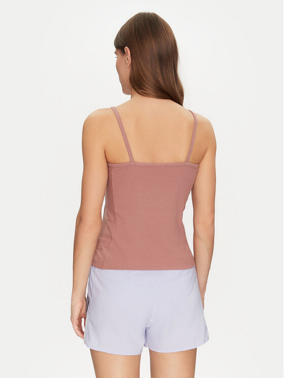 adidas adidas Top ALL SZN Rib JJ1222 Różowy Slim Fit