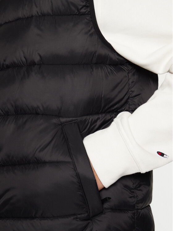 Champion Champion Αμάνικο Μπουφάν 220343 Μαύρο Regular Fit