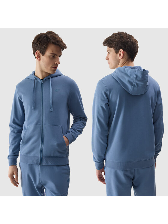 4F 4F Felpa 4FWSS24TSWSM0951 Blu Regular Fit