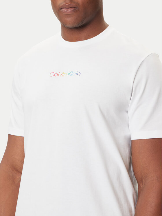 Calvin Klein Jeans Calvin Klein Jeans Tricou Pride Graphic LV04RC815G Alb Relaxed Fit