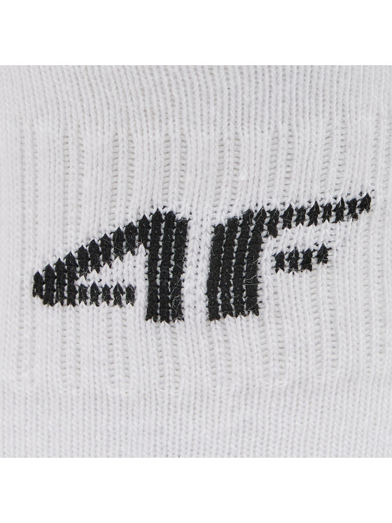 4F 4F Laste sneaker-sokkide komplekt (5 paari) 4FJWSS24USOCF247 Valge
