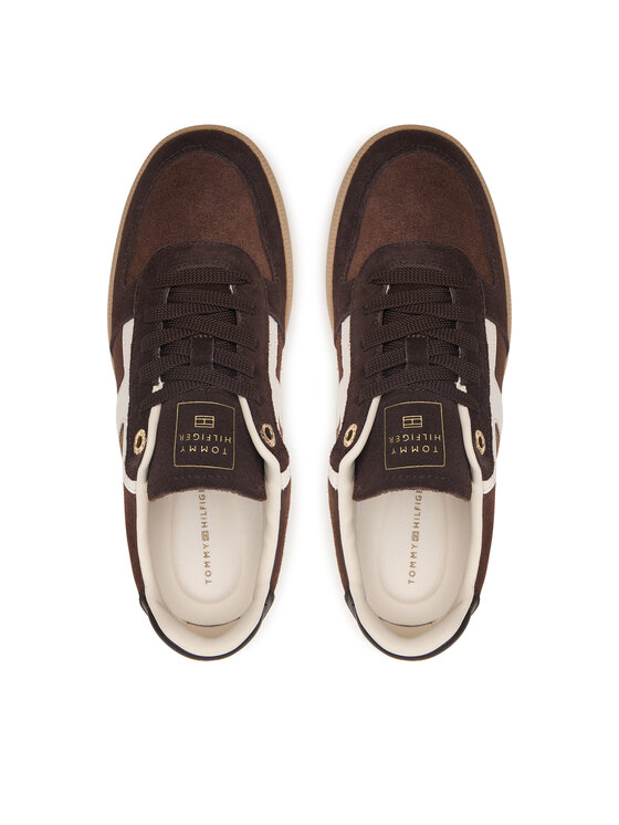 Tommy Hilfiger Tommy Hilfiger Tossud Th Tribeca Sneaker Suede FW0FW09596 Pruun