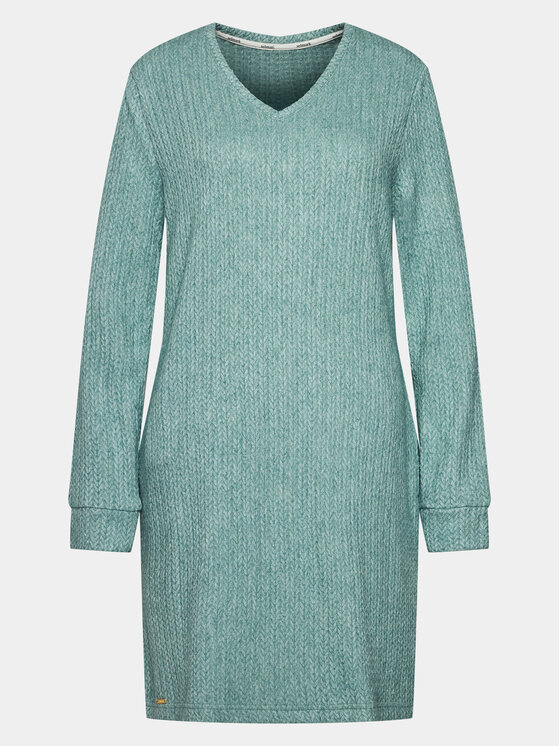 Selmark Selmark Camicia da notte Espiga P6463 Verde Regular Fit