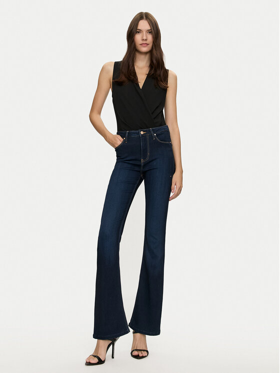 Guess Guess Jeansy W4BA0L D5HC1 Granatowy Skinny Fit