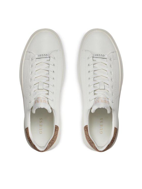 Guess Guess Sneakersy Elba FMPVIB LEA12 Biały