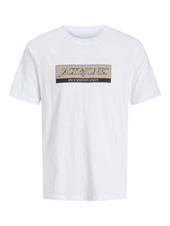 Jack & Jones Jack & Jones Póló Rinwood 12283628 Fehér Regular Fit