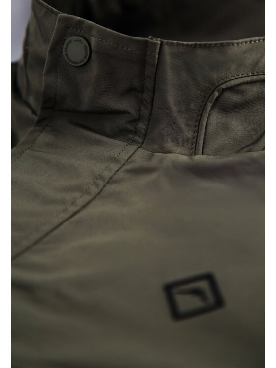 Volcano Volcano Kurtka przeciwdeszczowa J-BOTEGA Zielony Regular Fit