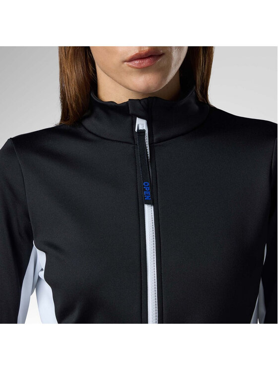 Rossignol Rossignol Polar W Jcc Fleece Jacket Czarny Slim Fit
