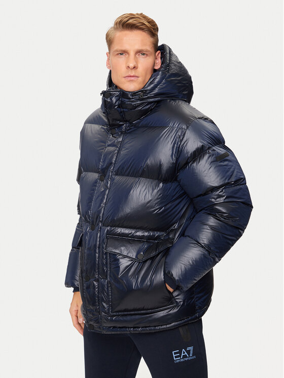 EA7 Emporio Armani EA7 Emporio Armani Geacă din puf 6DPB31 PN2MZ 1562 Bleumarin Regular Fit