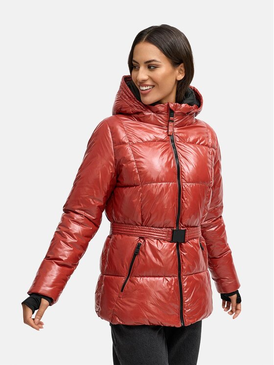 Navahoo Navahoo Kurtka zimowa Eisglanz Czerwony Regular Fit