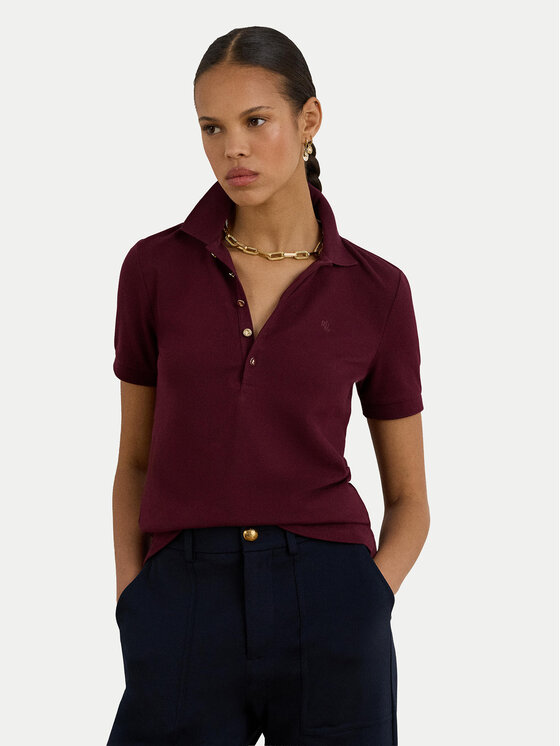 LAUREN RALPH LAUREN LAUREN RALPH LAUREN Polo majica 200679219108 Bordo rdeča Regular Fit