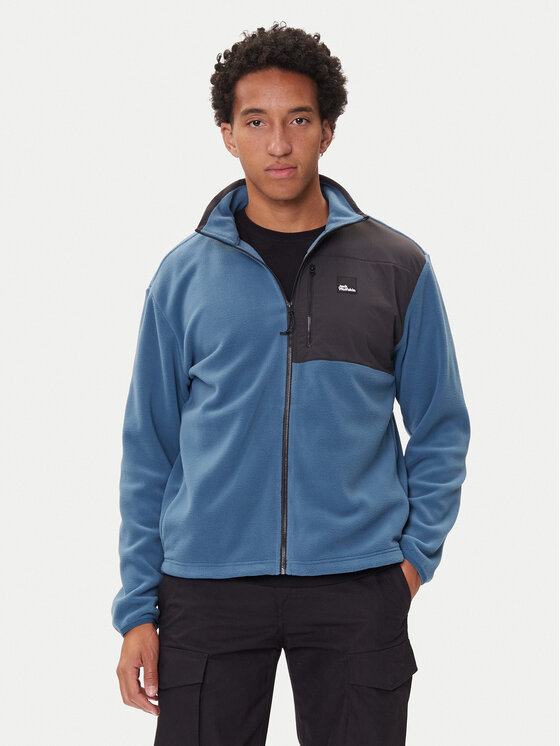 Jack Wolfskin Jack Wolfskin Flis Sumetro Fz A64108 Plava Relaxed Fit