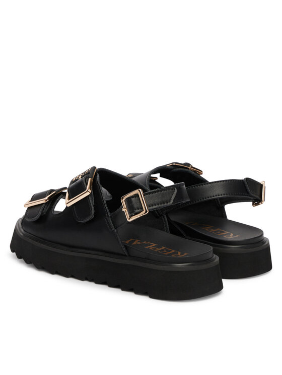 REPLAY REPLAY Босоніжки GWF5D .000.C0008S Чорний