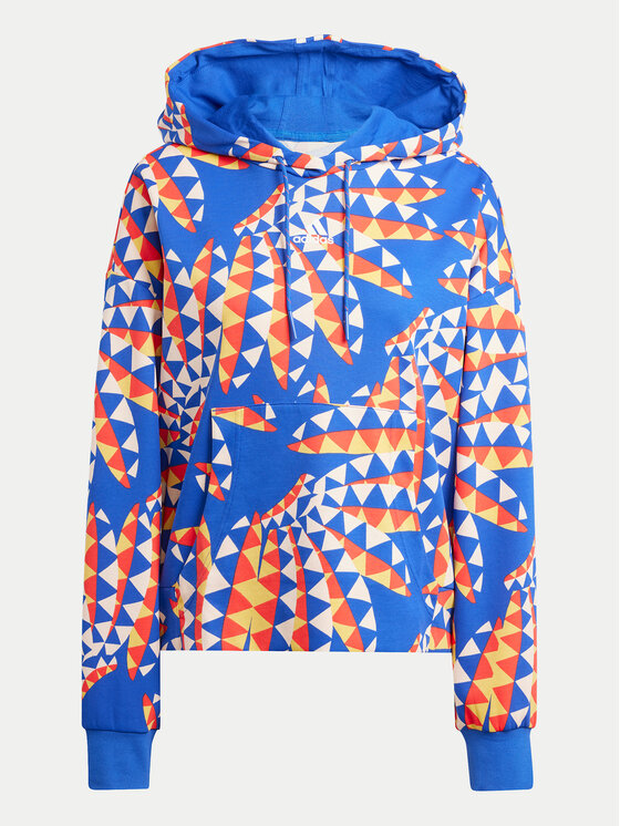 adidas adidas Sweatshirt FARM Rio IQ4490 Blau Loose Fit