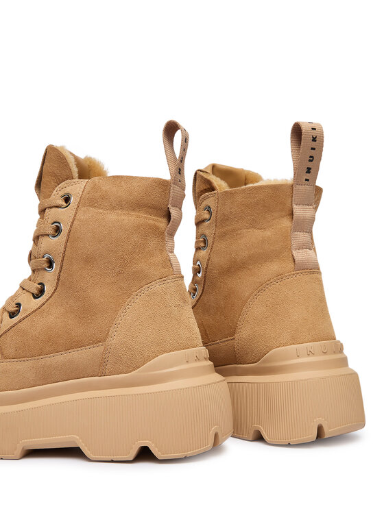 Inuikii Inuikii Schnürschuhe Matilda Shearling 1002.002.0011 Beige