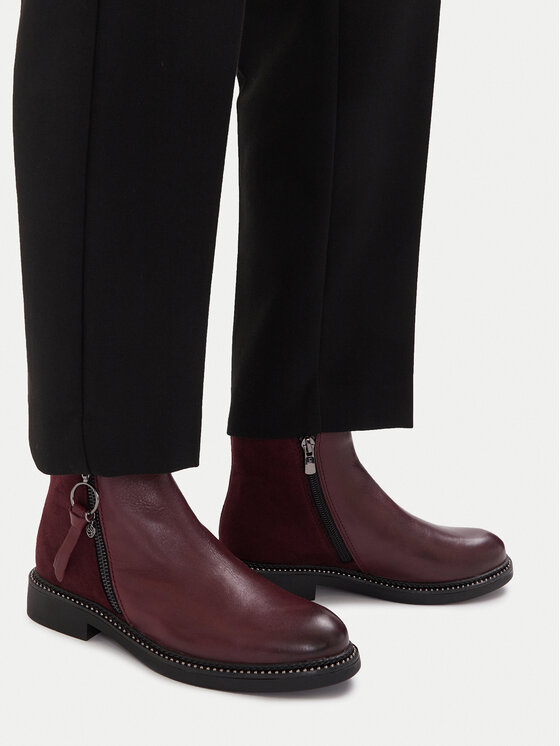 Lasocki Lasocki Škornji CEO-RST-56007-13 Bordo rdeča
