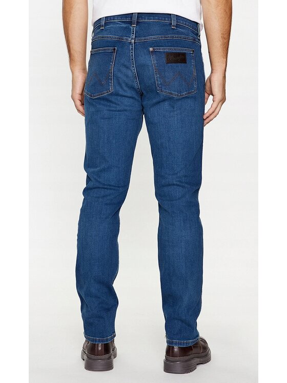 Wrangler Wrangler Jeansy Greensboro Niebieski Regular Fit