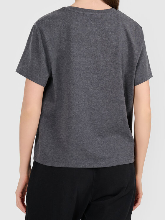 4F 4F T-Shirt 4FWAW26TTSHF3501 Szary ciemny Active Fit