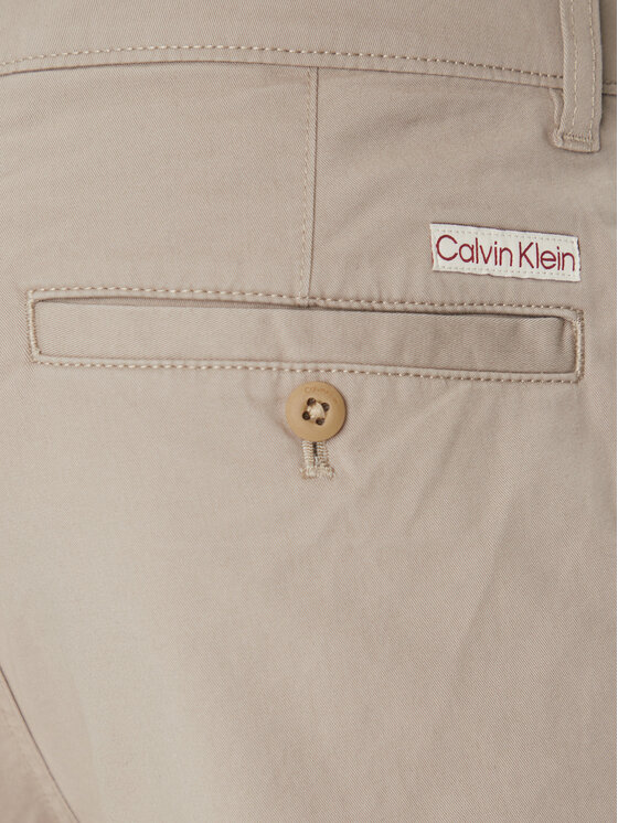 Calvin Klein Jeans Calvin Klein Jeans Chino kalhoty LV040EM628 Béžová Slim Fit