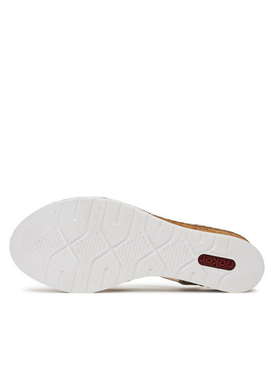 Rieker Rieker Sandalen V3822-90 Silberfarben
