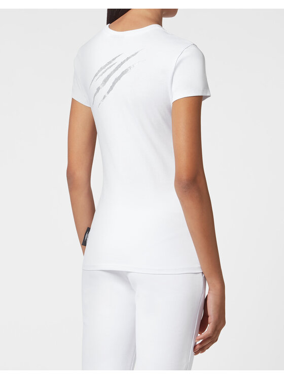Plein Sport Plein Sport T-Shirt 987 Biały Regular Fit