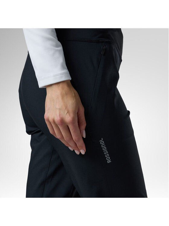 Rossignol Rossignol Spodnie outdoor W Venon Wind Pant Czarny Slim Fit