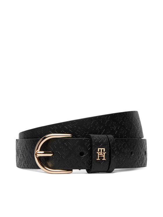 Tommy Hilfiger Tommy Hilfiger Női öv Ess Effortless 2.5 Go Mono AW0AW18856 Fekete