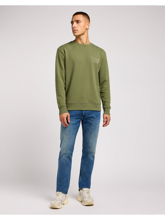 Lee Lee Felpa WOBBLY SWS Verde Regular Fit