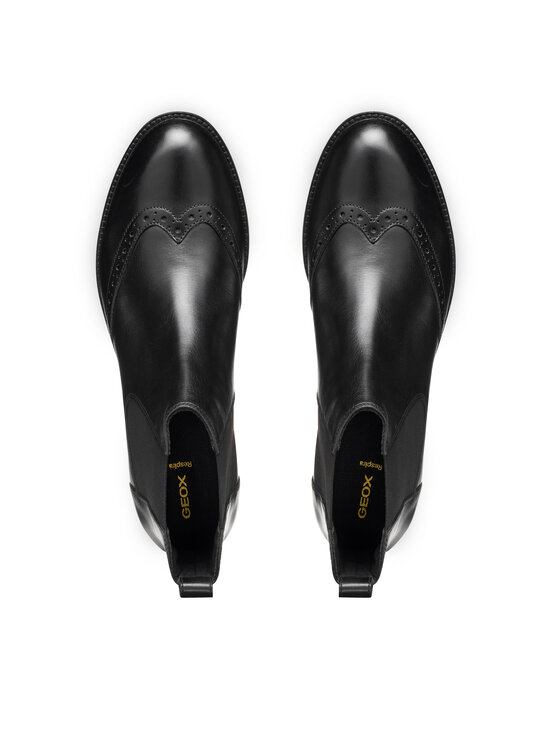 Geox Geox Kotníková obuv s elastickým prvkem D Jaylon 2 D56QAA 043NH C9999 Černá