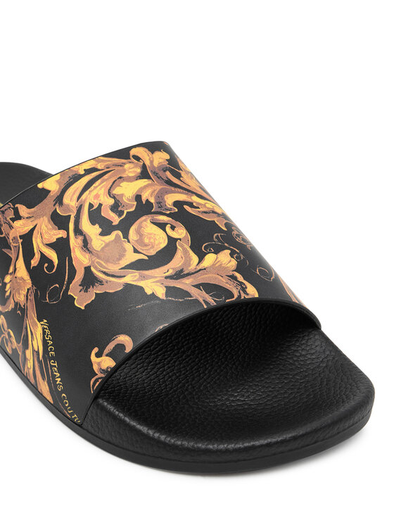 Versace Jeans Couture Versace Jeans Couture Şlapi 79YA3SQ4 ZS365 G89 Negru