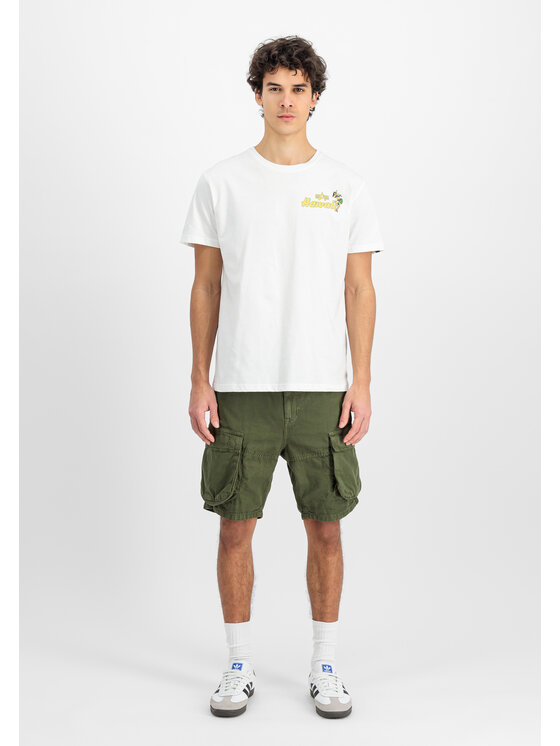 Alpha Industries Alpha Industries Šortky Canvas Cargo Short Zelená Loose Fit