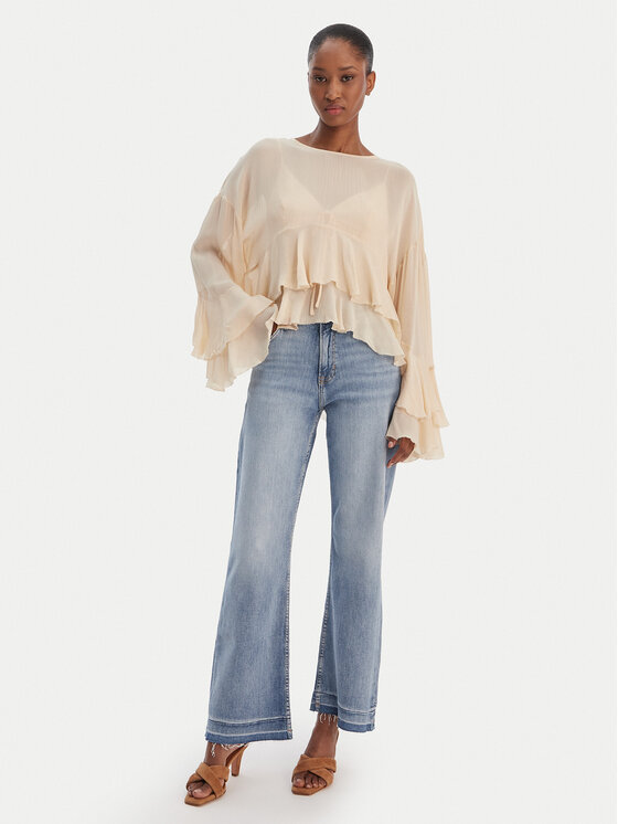 BOSS BOSS Traperice Soft Kick 50552430 Plava Flare Fit