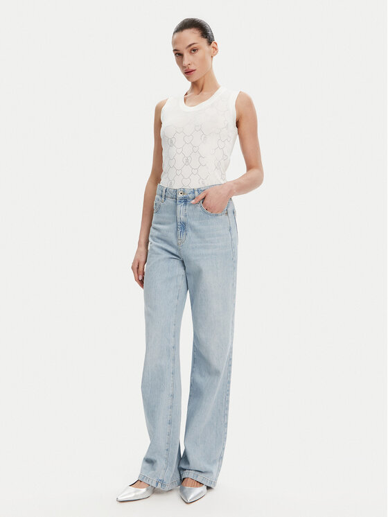 Fracomina Fracomina Top FR25ST4003K414R9 Ekrüüvärv Regular Fit