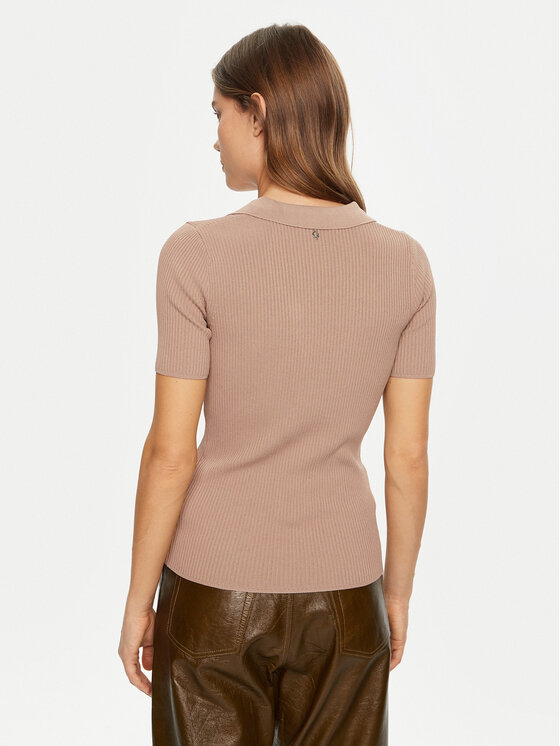 Guess Guess Svetr W5RR25 Z2U00 Béžová Regular Fit