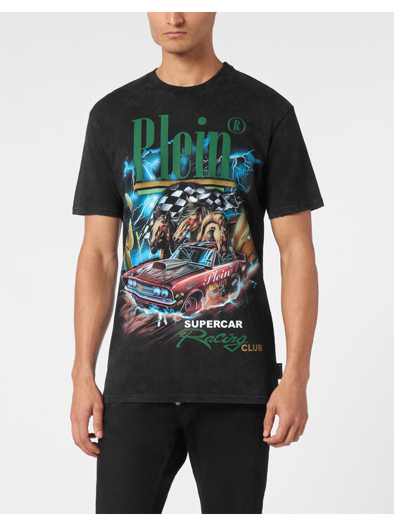 PHILIPP PLEIN PHILIPP PLEIN Tričko 22129 Čierna Regular Fit