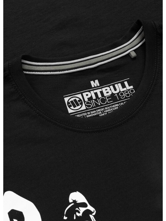 PITBULL PITBULL T-Shirt ESQUELETO Czarny Regular Fit