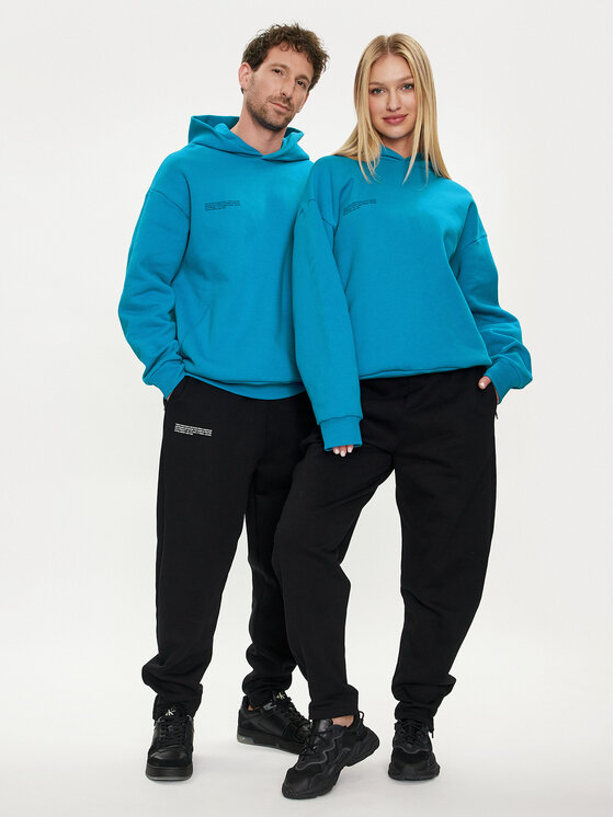 Pangaia Pangaia Donji dio trenerke Archive Recycled Cotton Crna Regular Fit