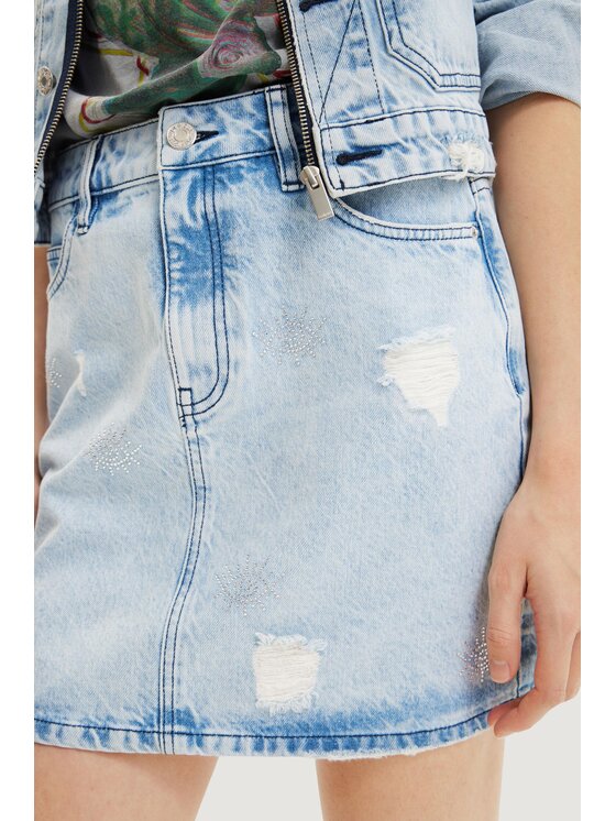 Desigual Desigual Gonna FAL GIZEM Blu To Fit