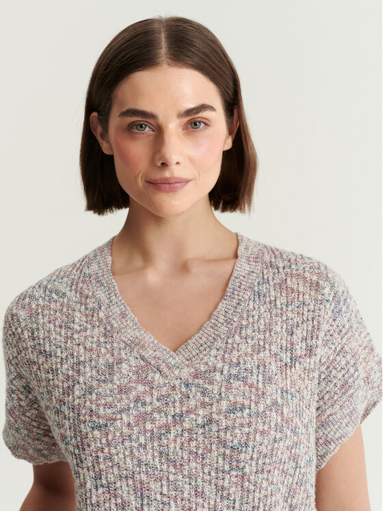 TATUUM TATUUM Sweter HELENA 2 Fioletowy Classic Fit