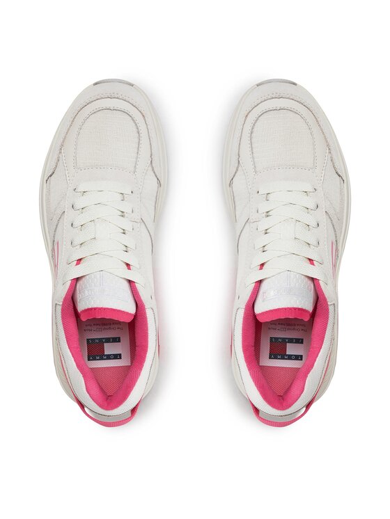 Tommy Jeans Tommy Jeans Tenisice Tjw Runner Combined EN0EN02512 Écru