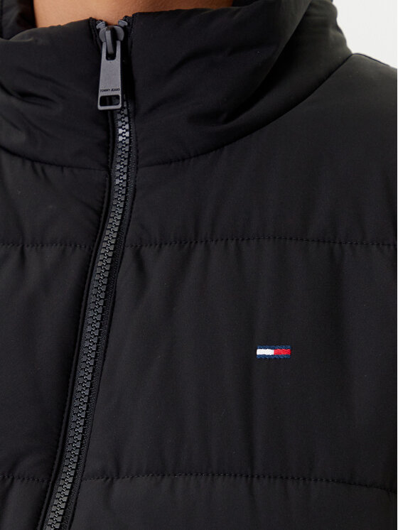Tommy Jeans Tommy Jeans Bunda pro přechodné období DW0DW20958 Černá Regular Fit