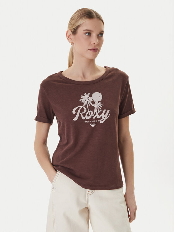 Roxy Roxy Tričko Oceanwave ERJZT06096 Béžová Loose Fit