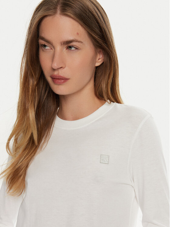 Calvin Klein Jeans Calvin Klein Jeans Majica J20J224549 Bijela Regular Fit